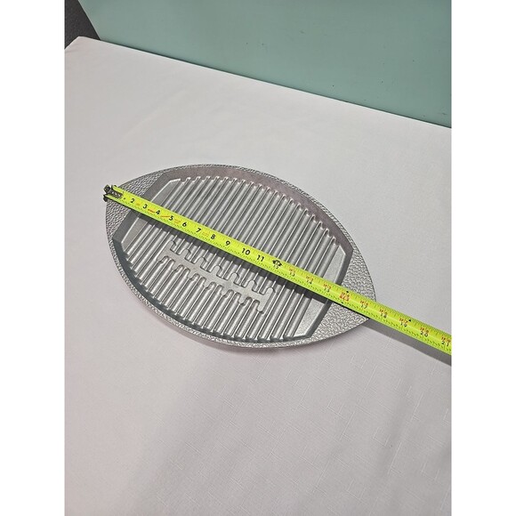 Wilton Armetale Gourmet Grillware Football Shape Griller - Picture 13 of 14